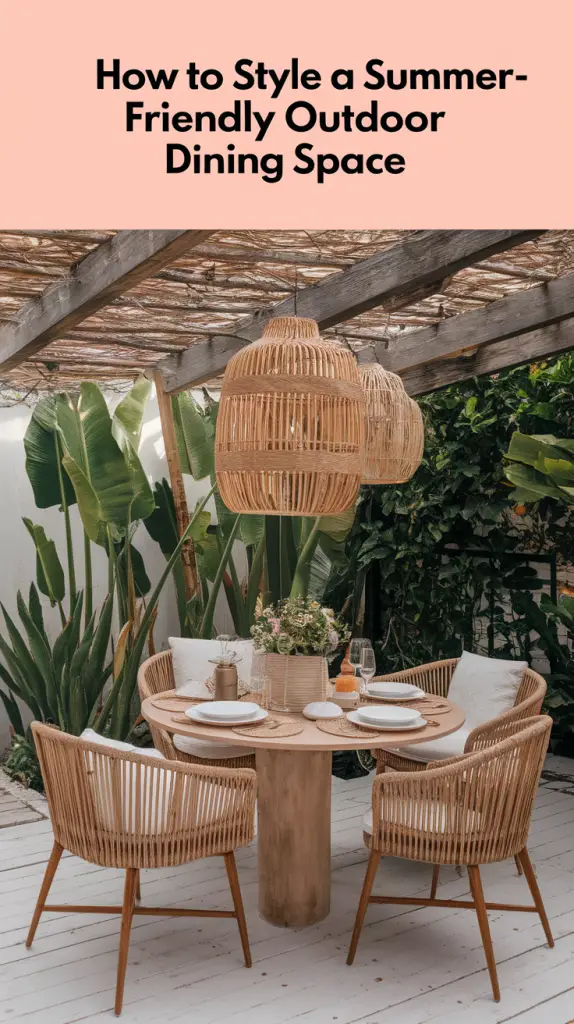How to Style a Summer-Friendly Outdoor Dining Space in 2025