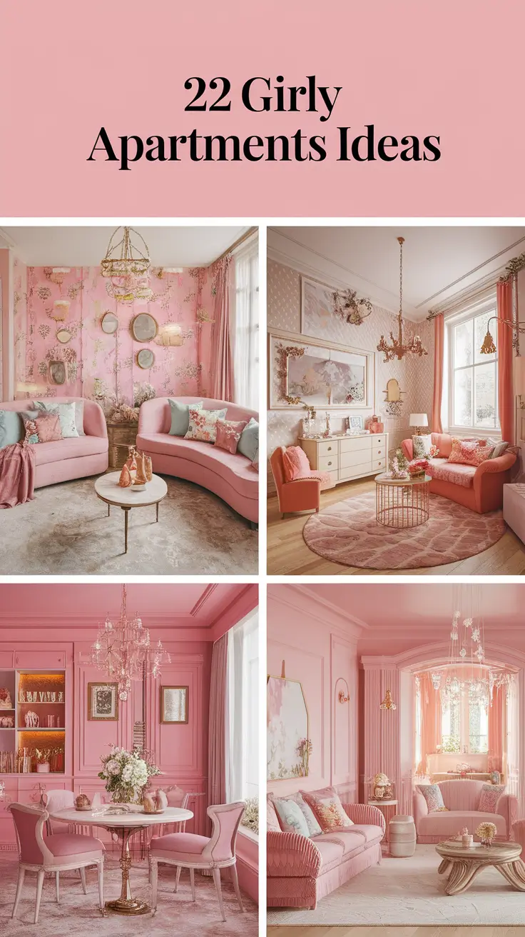 22 Girly Apartments Ideas: Chic, Cozy and Perfect for You