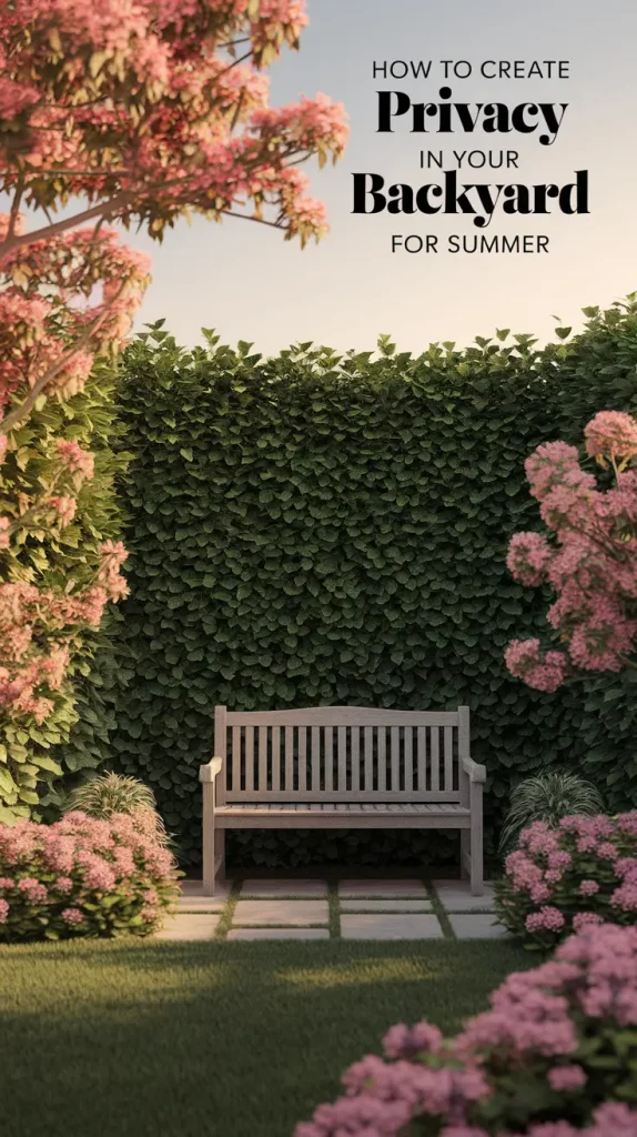 How to Create Privacy in Your Backyard for Summer 2025: Best Tips for Comfort