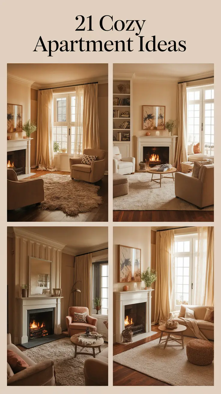 21 Cozy Apartment Ideas to Transform Small Spaces into Stylish Retreats