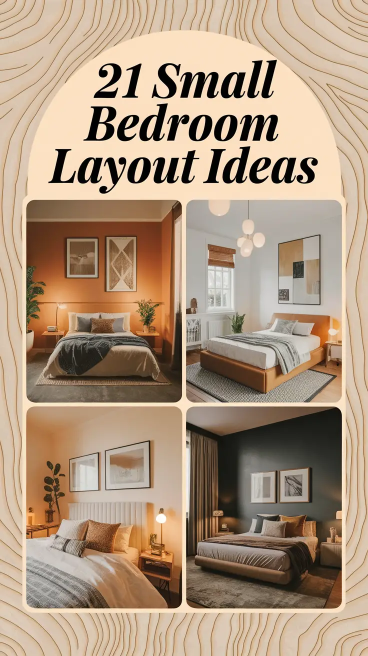 21 Smart & Stylish Small Bedroom Layout Ideas for Every Space