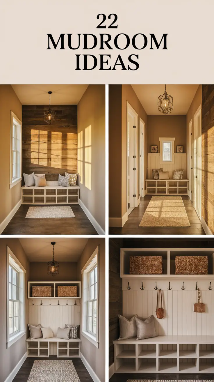 22 Stylish & Functional Mudroom Ideas for Every Entryway in 2025