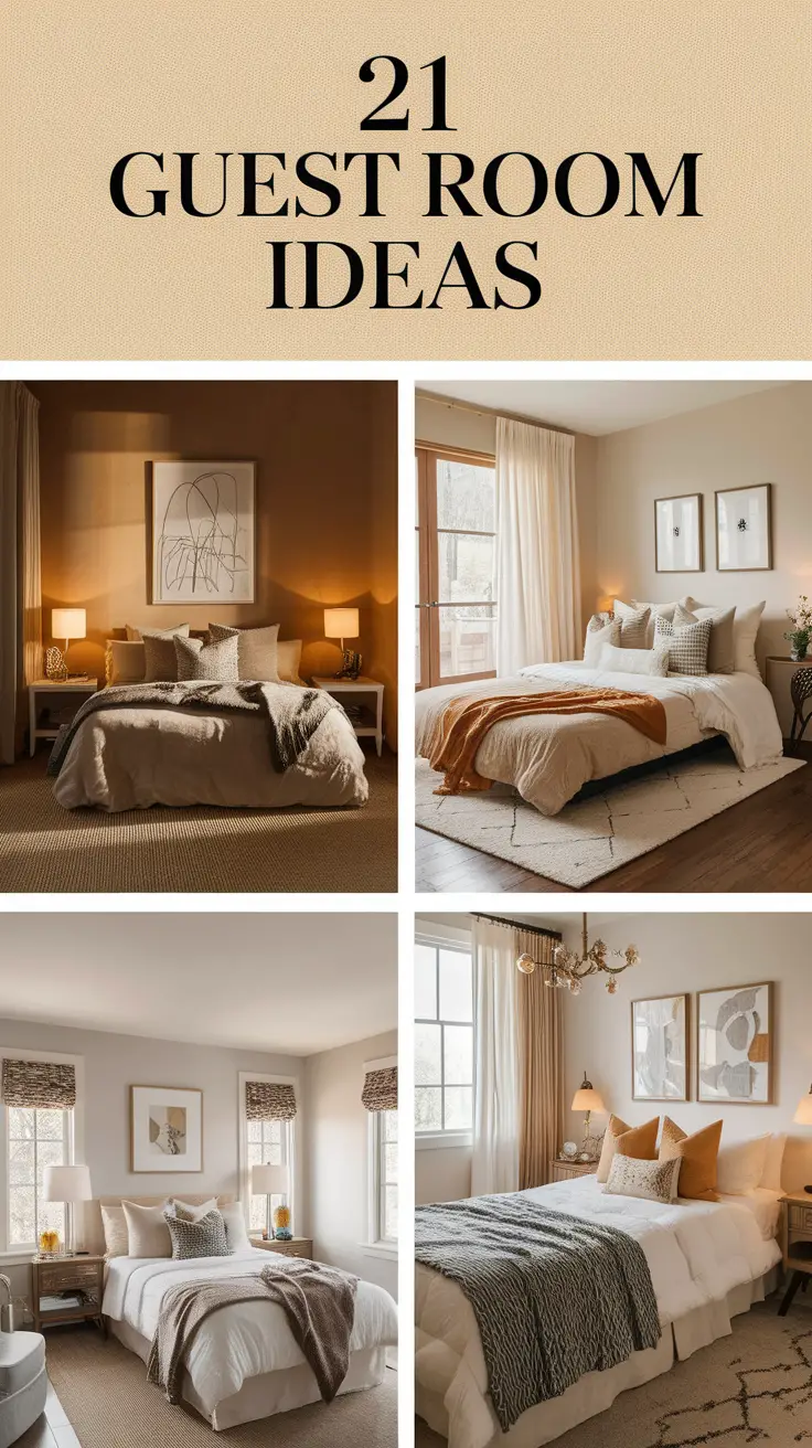 21 Stylish & Functional Guest Room Ideas for Every Home in 2025