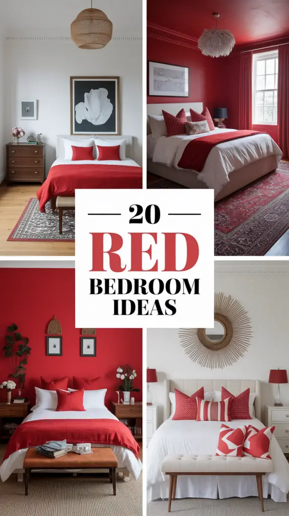 Red Bedroom Ideas: Bold and Beautiful Designs to Inspire You in 2025