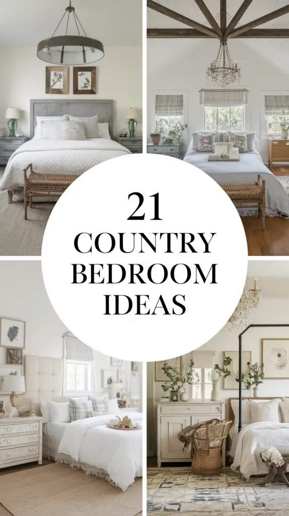 Country Bedroom 21 Ideas 2025: Cozy, Rustic & Farmhouse Styles for Every Taste