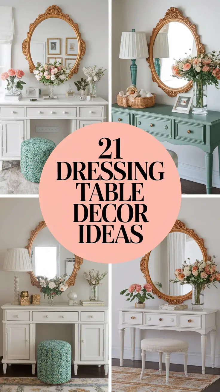 21 Dressing Table Decor Ideas: Stylish & Practical Ways to Elevate Your Vanity Space