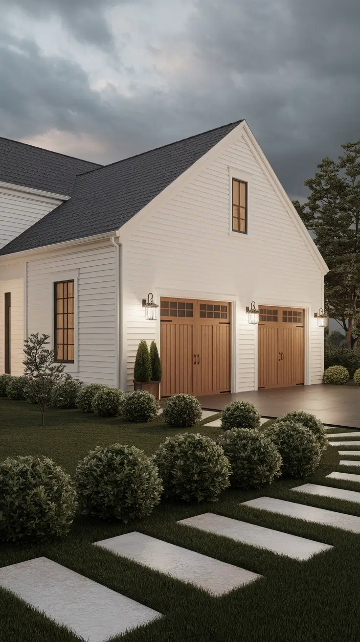 21 White Exterior House Ideas That Elevate Curb Appeal With Style and Contrast