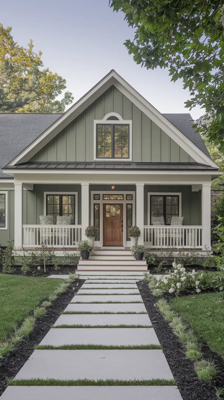 21 Best Green House Exterior Ideas for a Fresh and Elegant Look