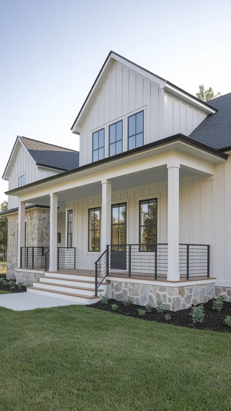 21 Modern Farmhouse Exterior Ideas: A Perfect Blend of Rustic Charm and Modern Elegance
