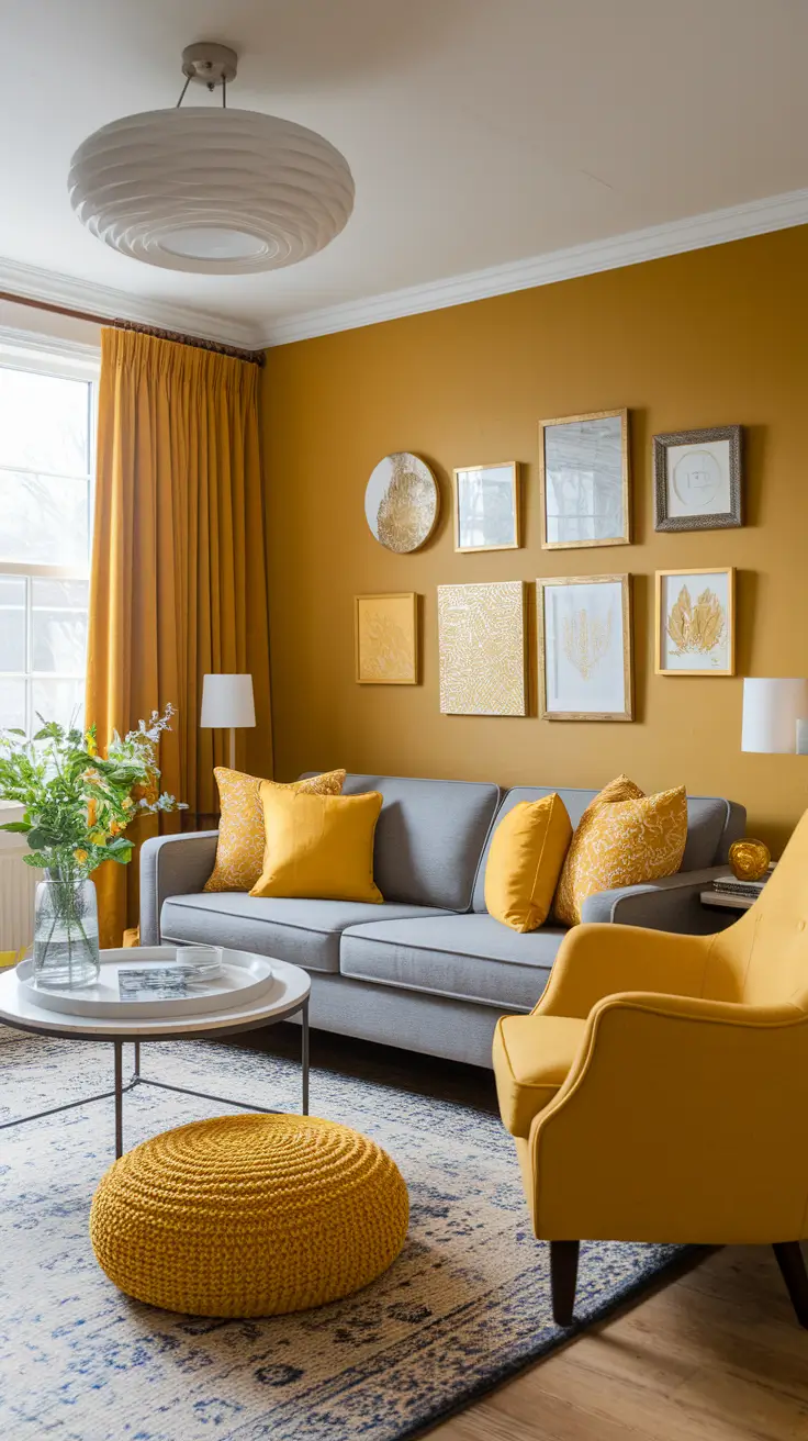 21 Yellows Living Room: Stylish Ideas to Brighten Your Space