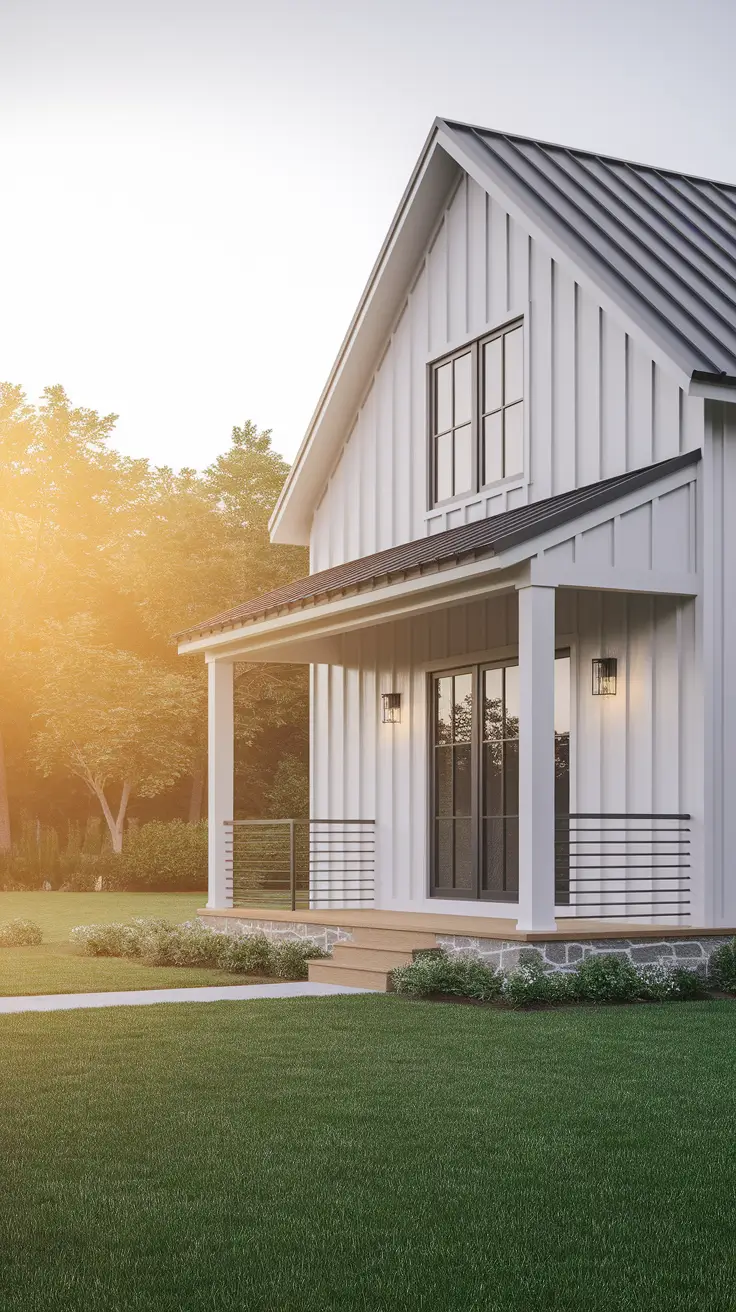 21 Modern Farmhouse Exterior Ideas: A Perfect Blend of Rustic Charm and Modern Elegance