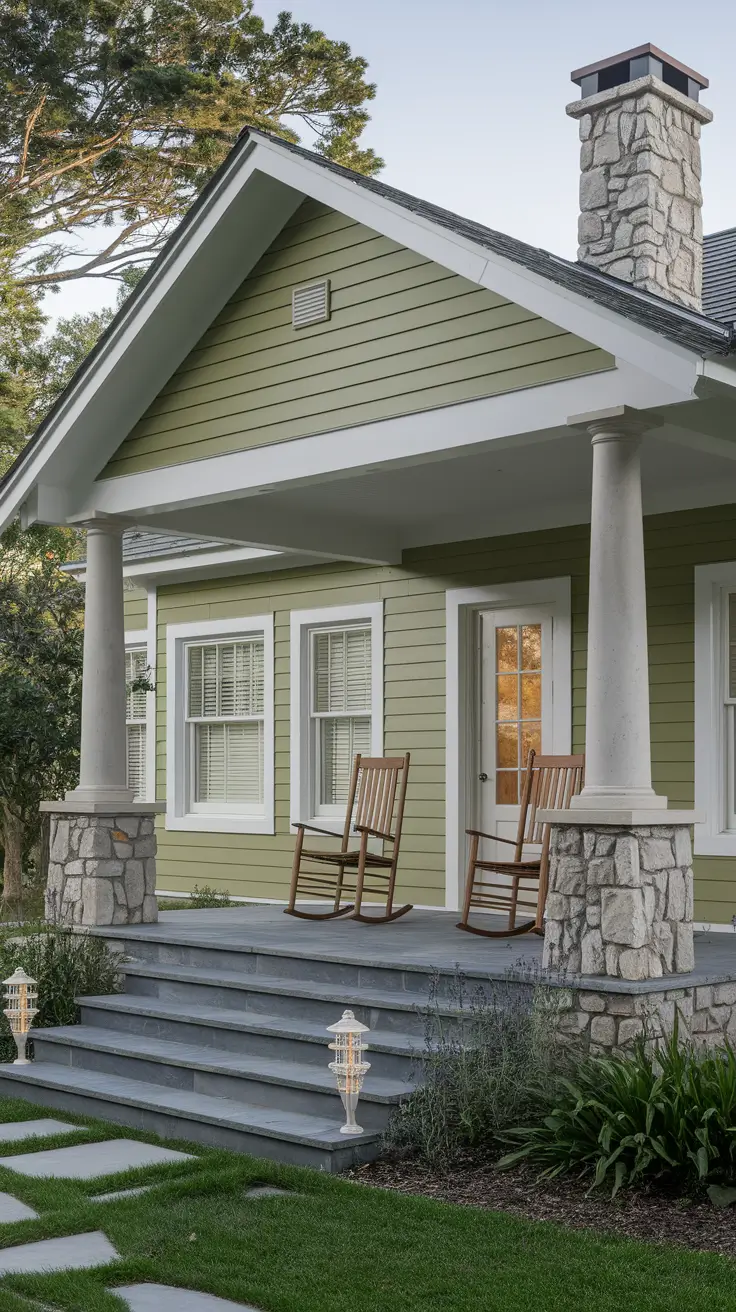 21 Best Green House Exterior Ideas for a Fresh and Elegant Look