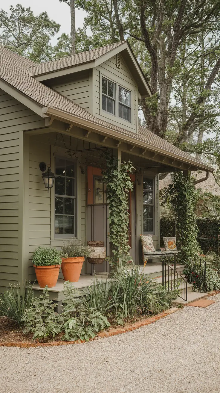 21 Best Green House Exterior Ideas for a Fresh and Elegant Look