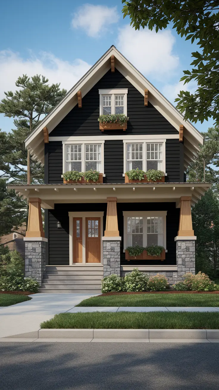 22 Dark Exterior House Ideas: Stylish and Timeless Design Trends