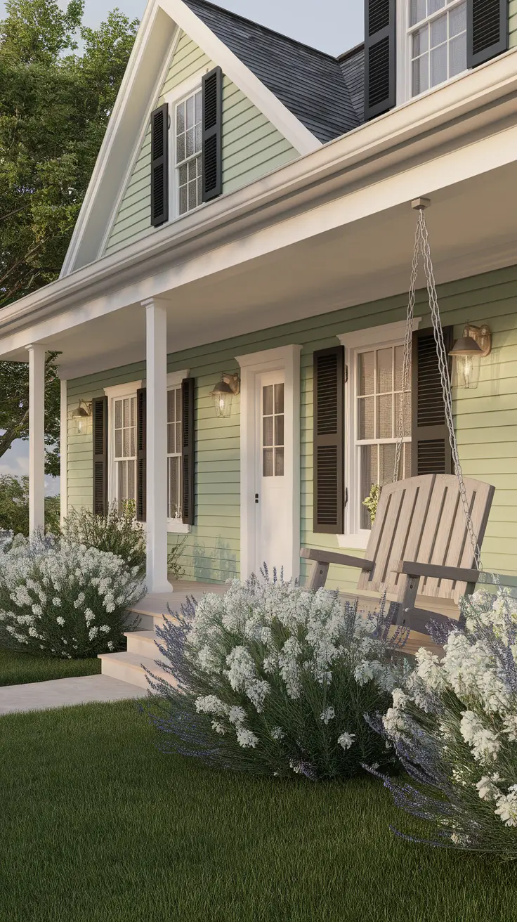 21 Best Green House Exterior Ideas for a Fresh and Elegant Look