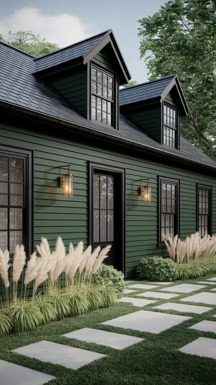 21 Best Green House Exterior Ideas for a Fresh and Elegant Look