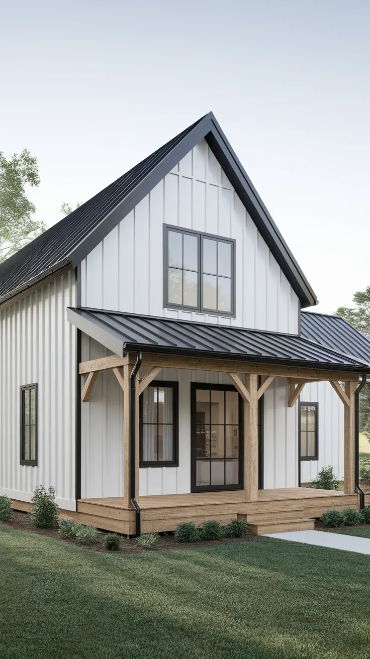 21 Modern Farmhouse Exterior Ideas: A Perfect Blend of Rustic Charm and Modern Elegance