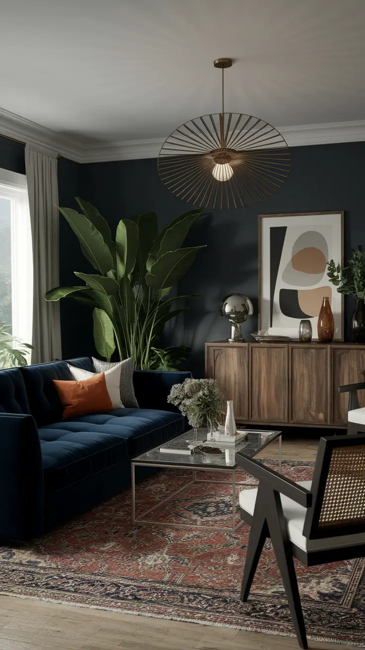 22 Moody Living Room Ideas: Dramatic Designs for a Sophisticated Home