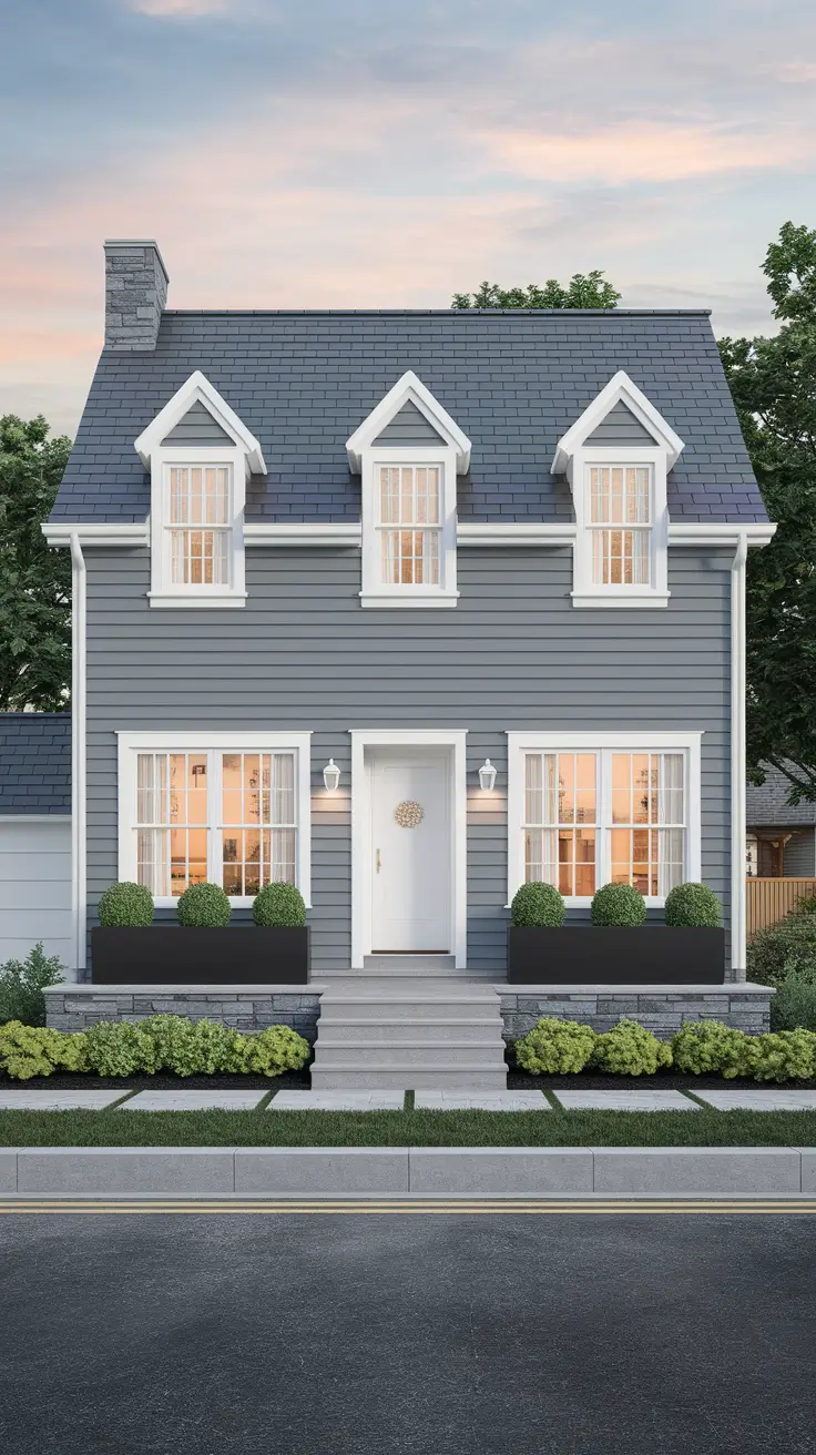 21 White Exterior House Ideas That Elevate Curb Appeal With Style and Contrast