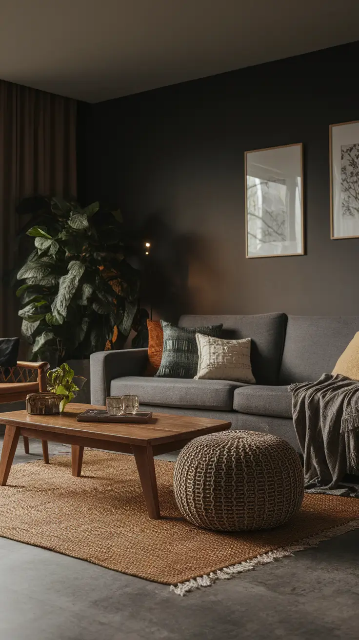 22 Dark Boho Living Room: Aesthetic Decor Ideas for Cozy, Artistic Spaces