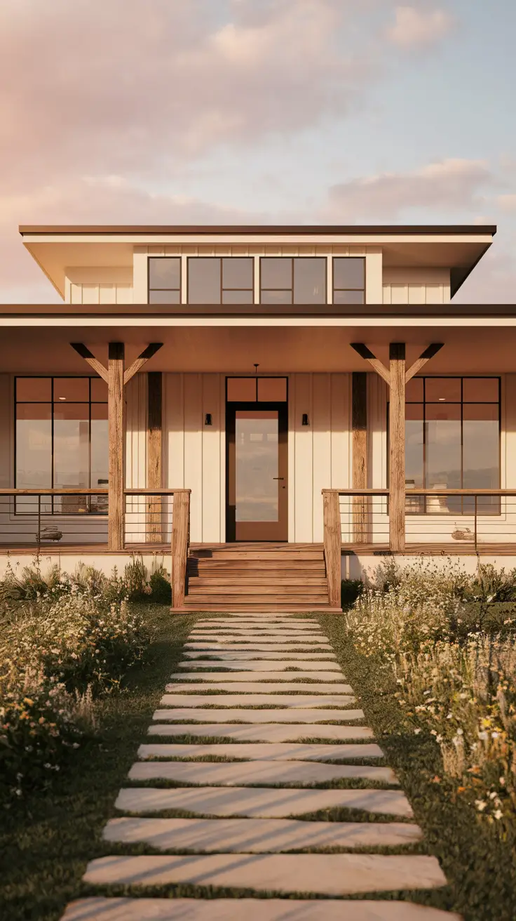 21 Modern Farmhouse Exterior Ideas: A Perfect Blend of Rustic Charm and Modern Elegance