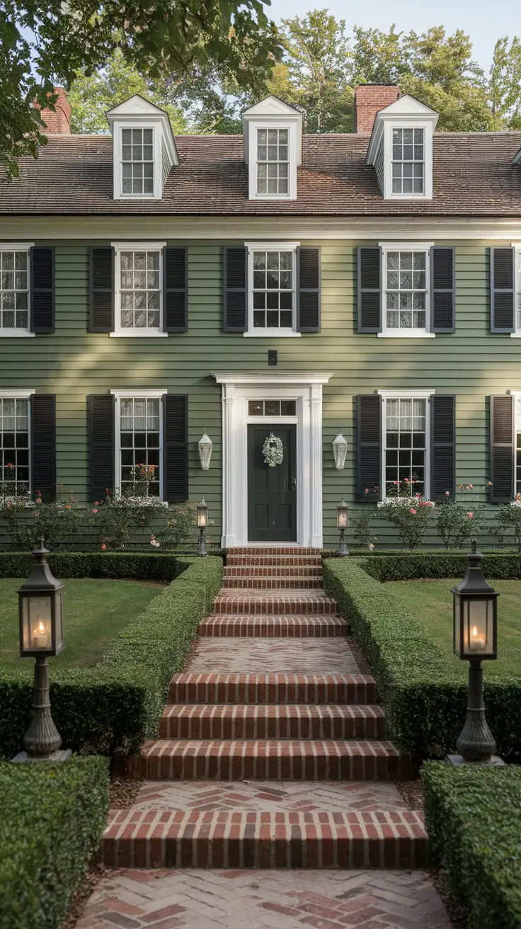 21 Best Green House Exterior Ideas for a Fresh and Elegant Look