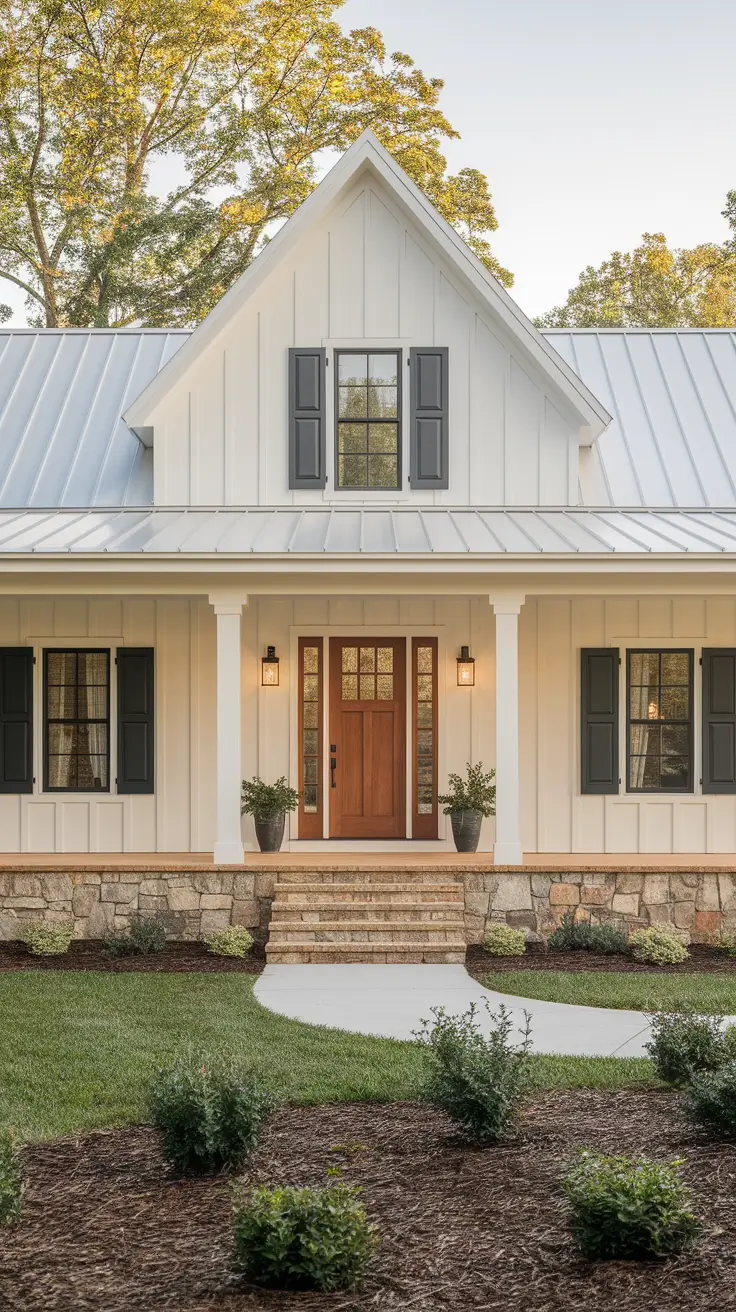 21 Modern Farmhouse Exterior Ideas: A Perfect Blend of Rustic Charm and Modern Elegance
