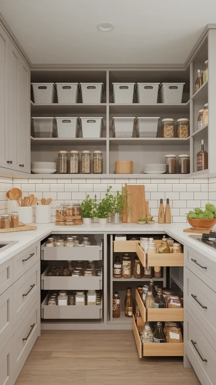 21 Corner Kitchen Pantry Ideas That Transform Small Spaces Into Stylish Storage