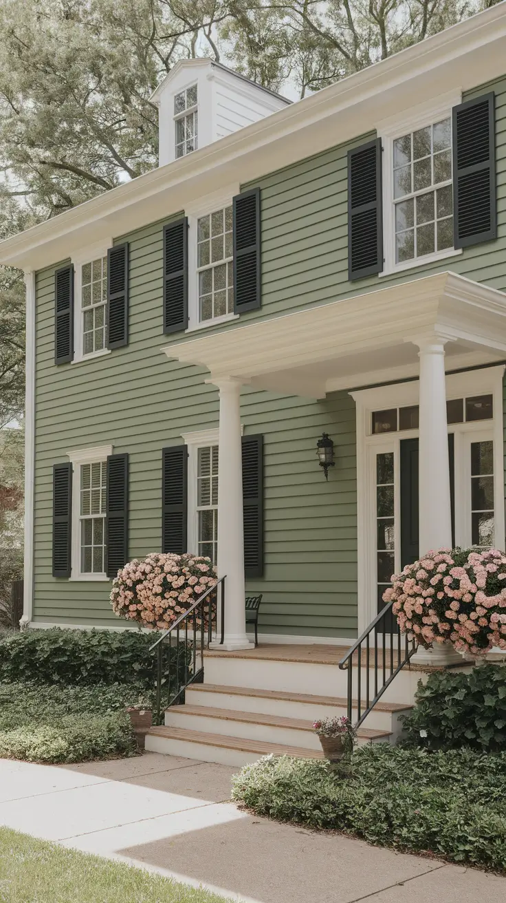 21 Best Green House Exterior Ideas for a Fresh and Elegant Look