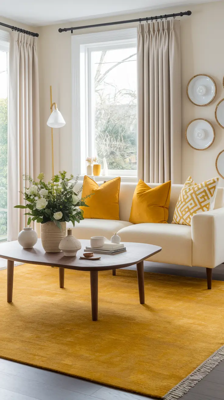21 Yellows Living Room: Stylish Ideas to Brighten Your Space