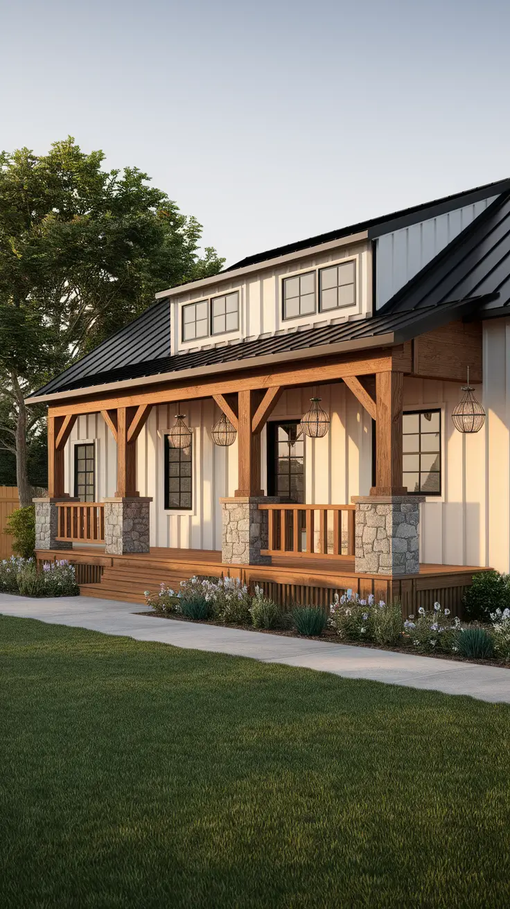 21 Modern Farmhouse Exterior Ideas: A Perfect Blend of Rustic Charm and Modern Elegance