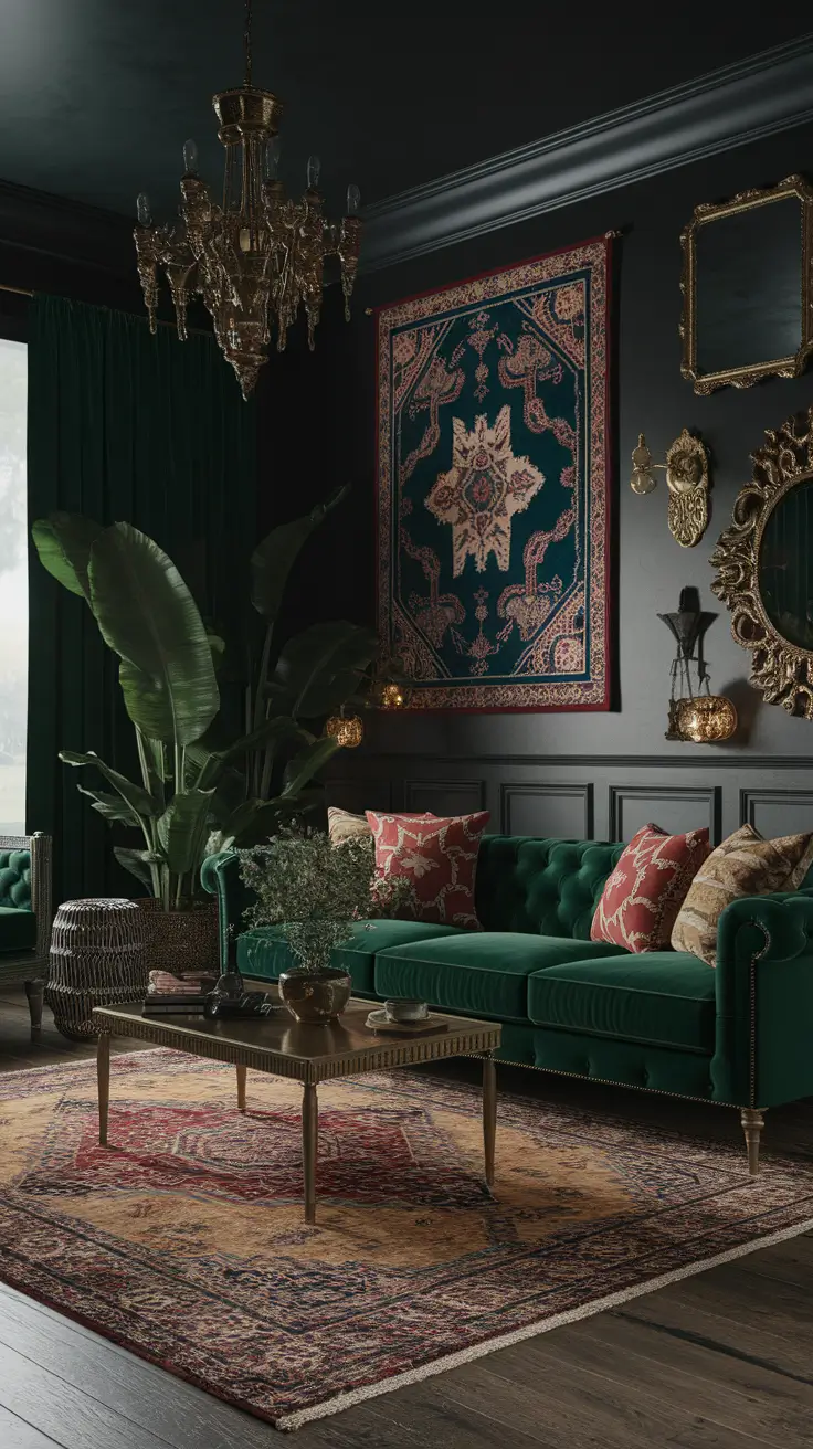 22 Moody Living Room Ideas: Dramatic Designs for a Sophisticated Home