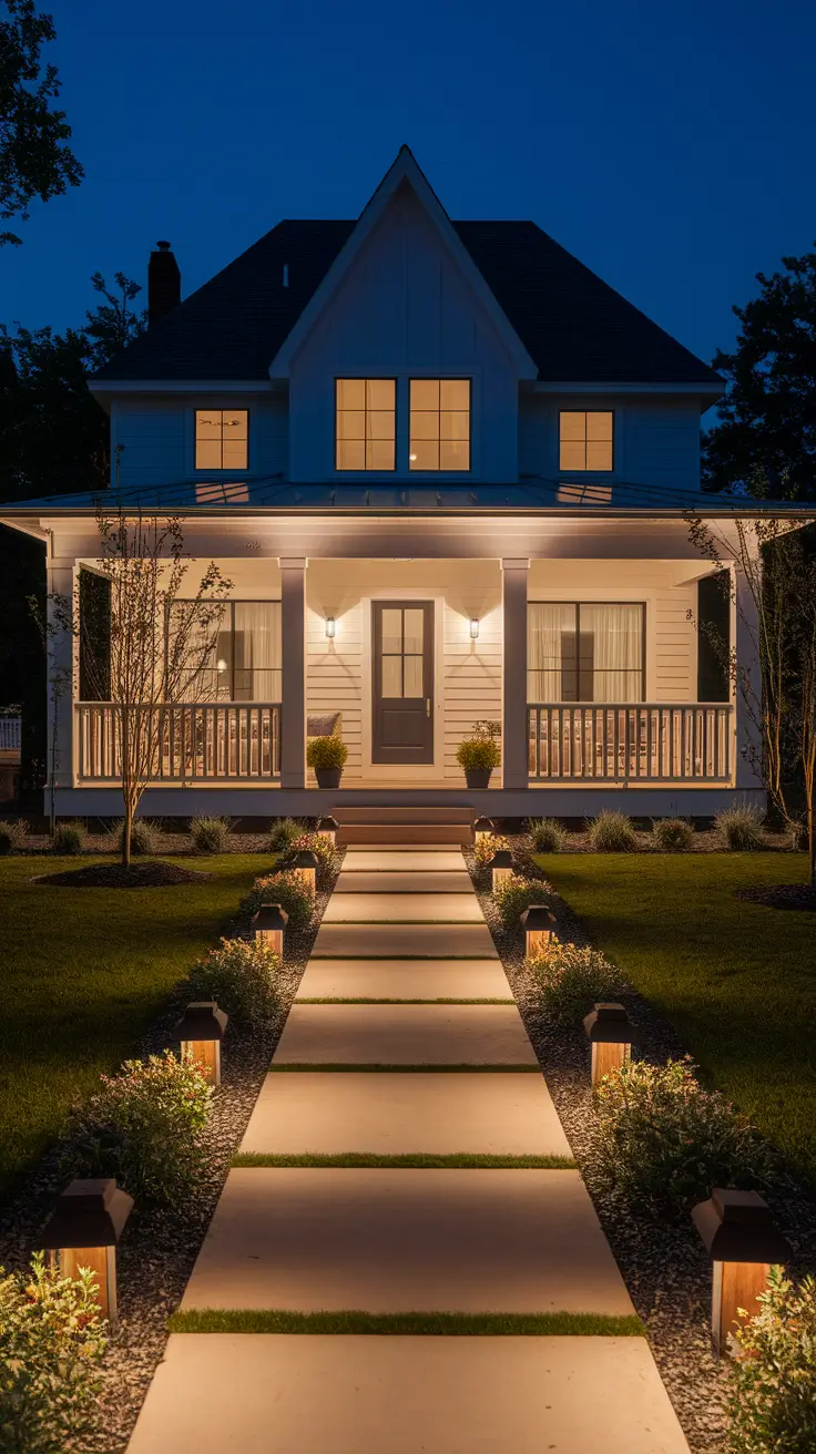 22 Creative Exterior House Lights Ideas to Illuminate Your Home's Beauty