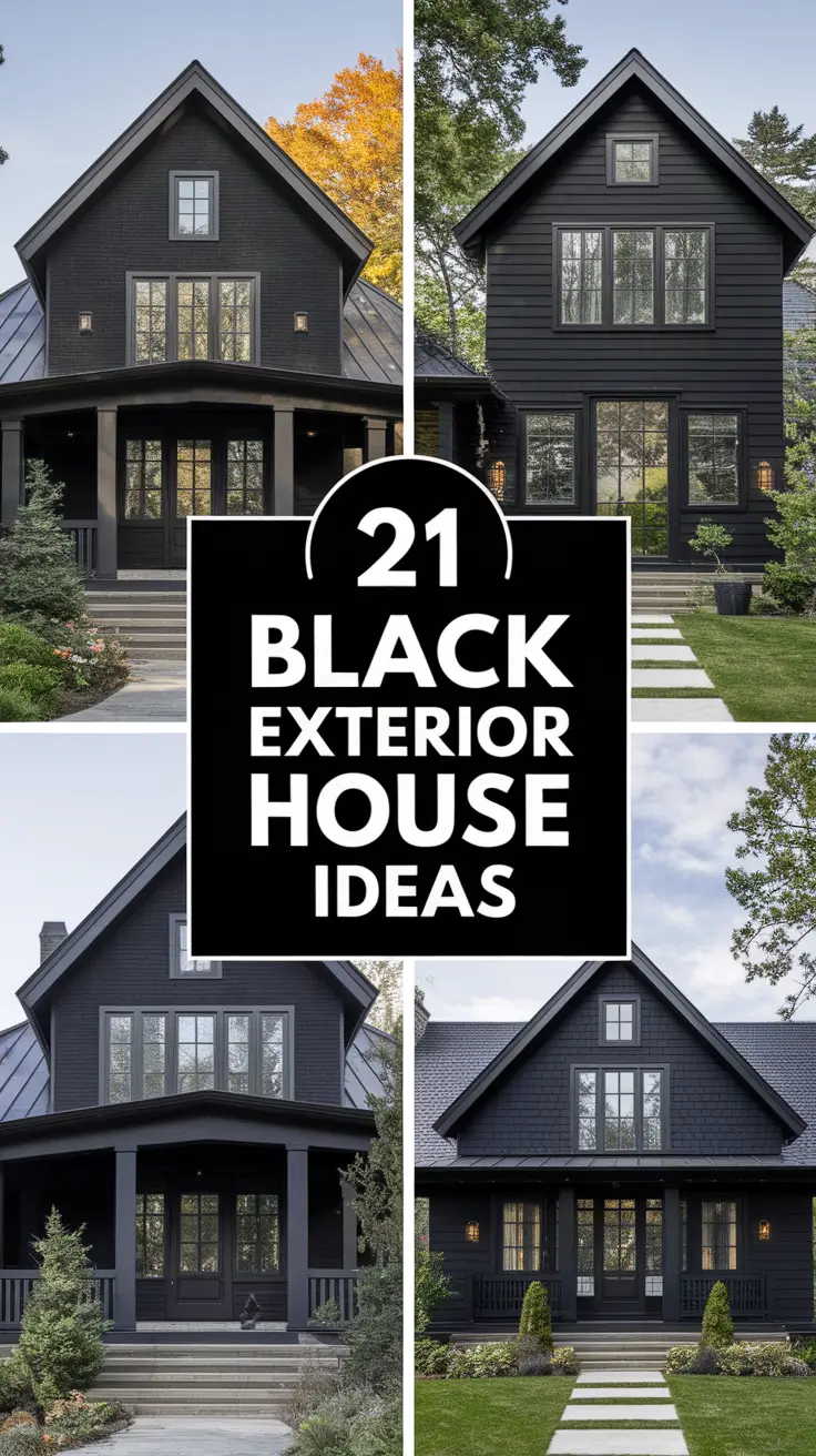 21 Black Exterior House Ideas: Stunning Designs to Transform Your Home