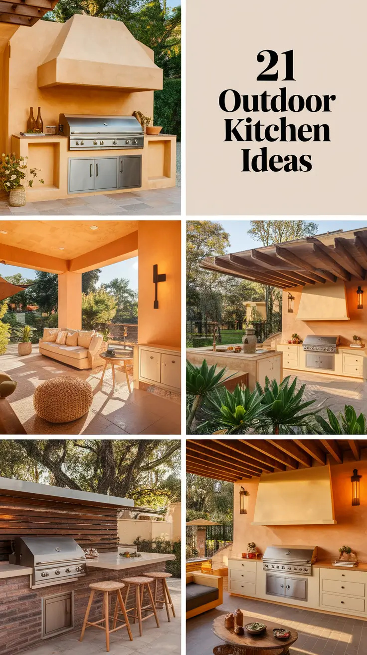 21 Outdoor Kitchen Ideas for Stylish and Functional Outdoor Spaces