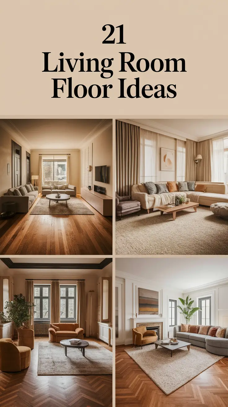21 Top Living Room Floor Ideas to Transform Your Space in 2025