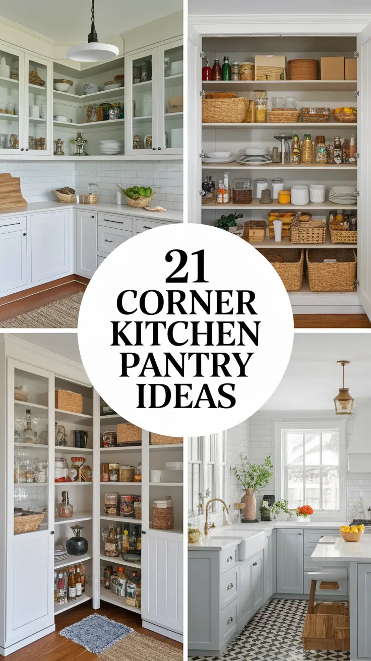 21 Corner Kitchen Pantry Ideas That Transform Small Spaces Into Stylish Storage
