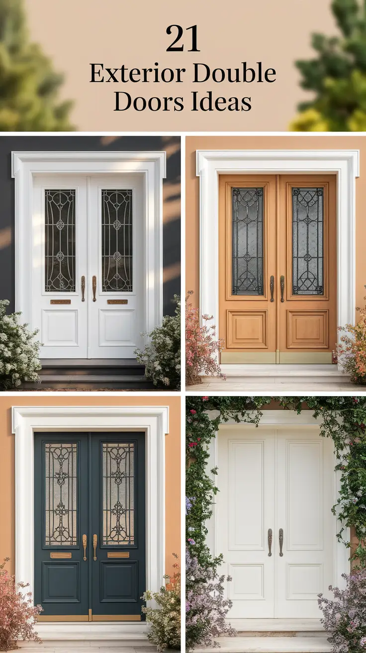 21 Exterior Double Doors Ideas: Transform Your Entryway with Style and Function