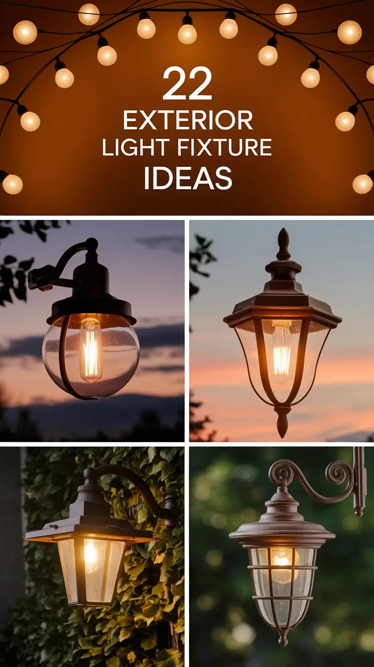 22 Exterior Light Fixtures Ideas: Stylish and Functional Lighting Solutions for Every Home