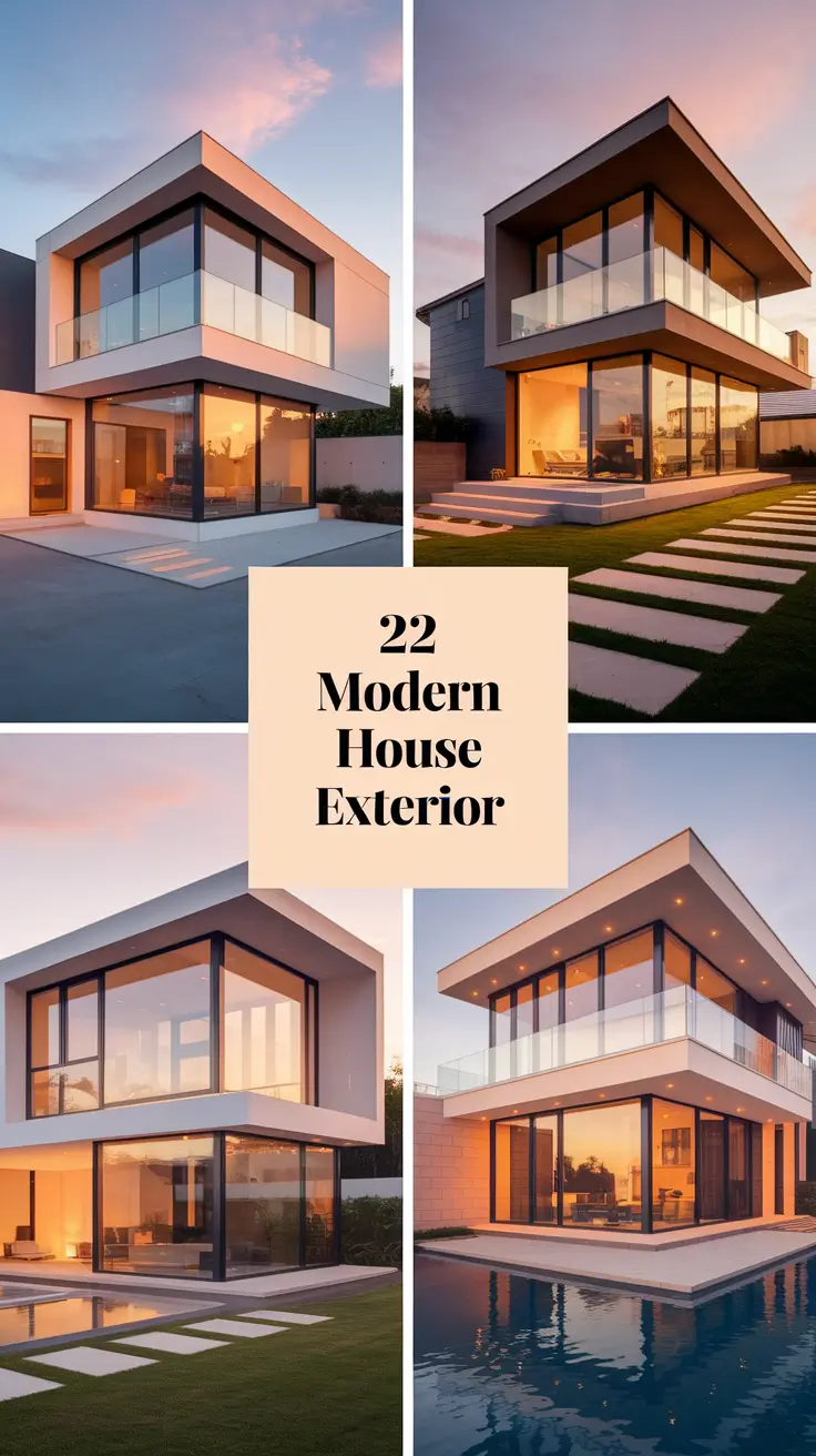 22 Modern House Exterior: 2025 Design Ideas, Colors & Material Inspiration