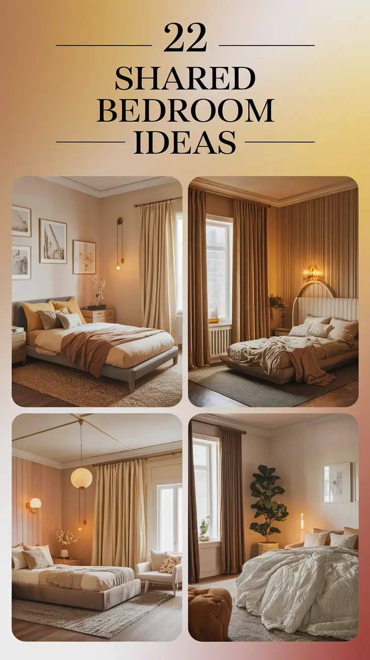 22 Shared Bedroom Ideas That Transform Any Space Into a Stylish Retreat