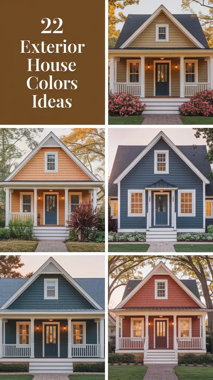 22 Exterior House Colors Ideas: Stunning Combinations and Trends for 2025