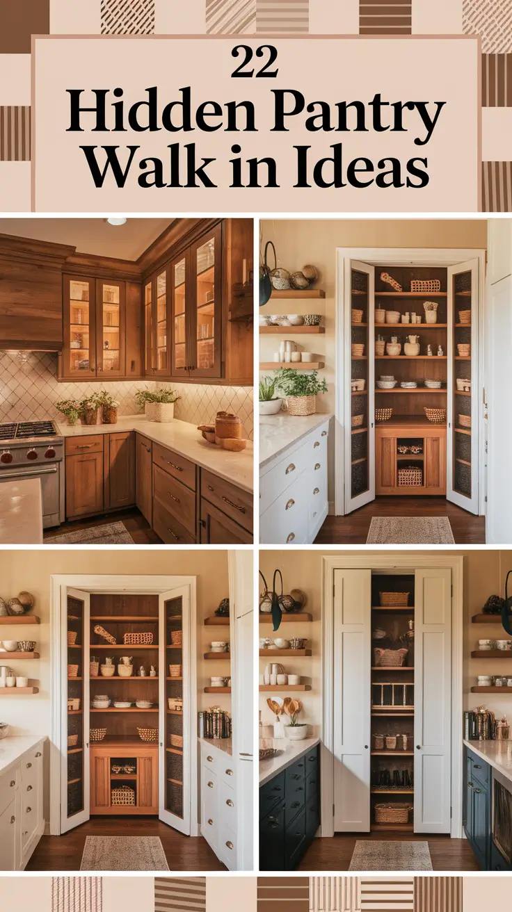 22 Hidden Pantry Walk-In Ideas for a Stylish and Functional Kitchen