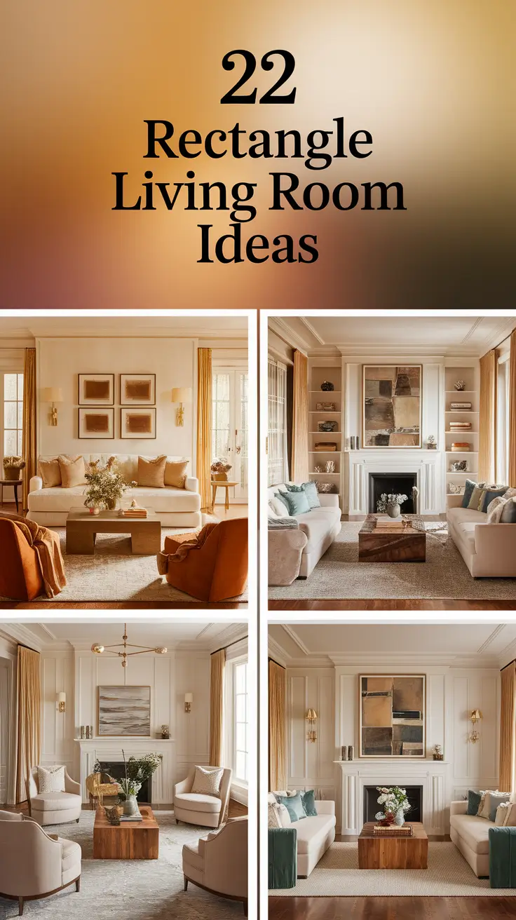 22 Rectangle Living Room Ideas: Smart Layouts for Stylish Spaces