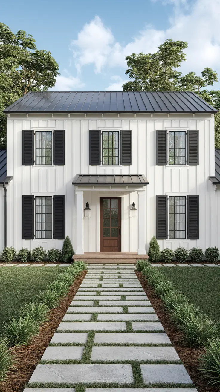 21 Modern Farmhouse Exterior Ideas: A Perfect Blend of Rustic Charm and Modern Elegance