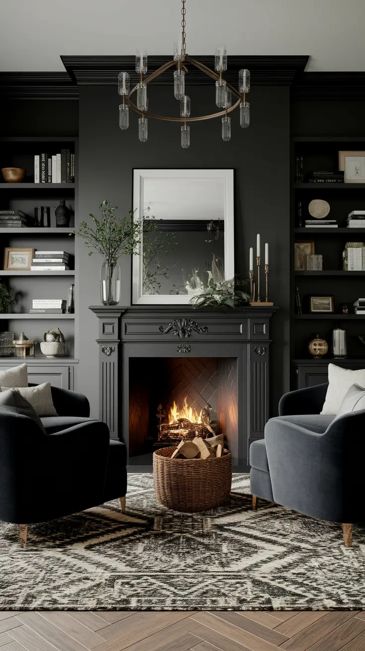 22 Moody Living Room Ideas: Dramatic Designs for a Sophisticated Home