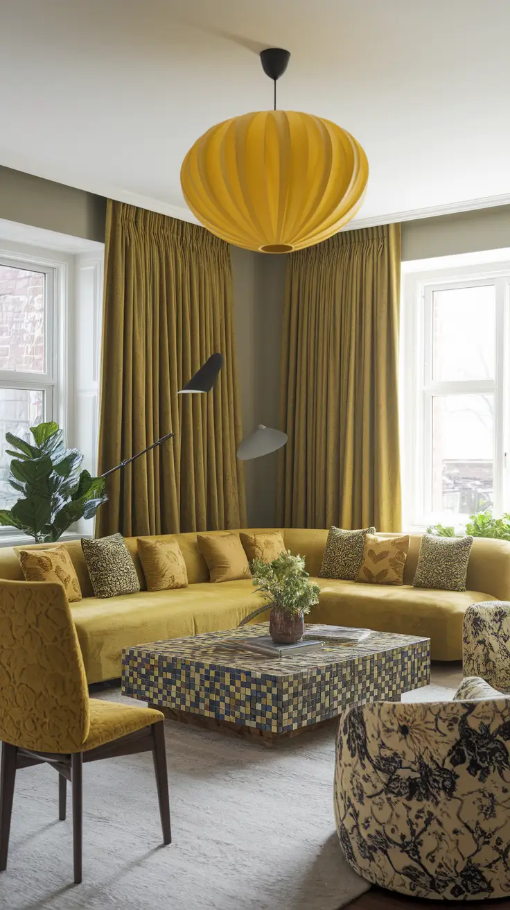 21 Yellows Living Room: Stylish Ideas to Brighten Your Space