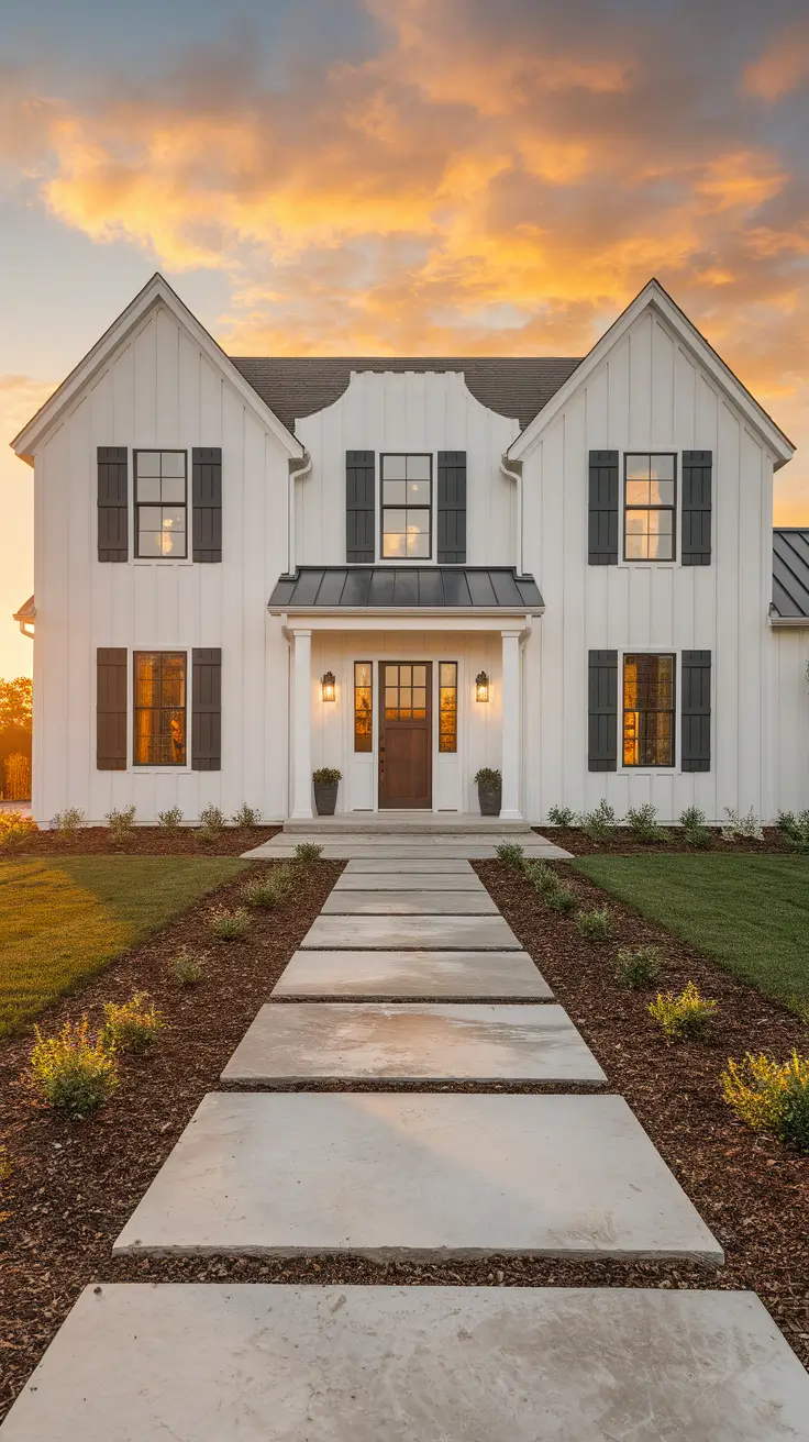 21 Modern Farmhouse Exterior Ideas: A Perfect Blend of Rustic Charm and Modern Elegance