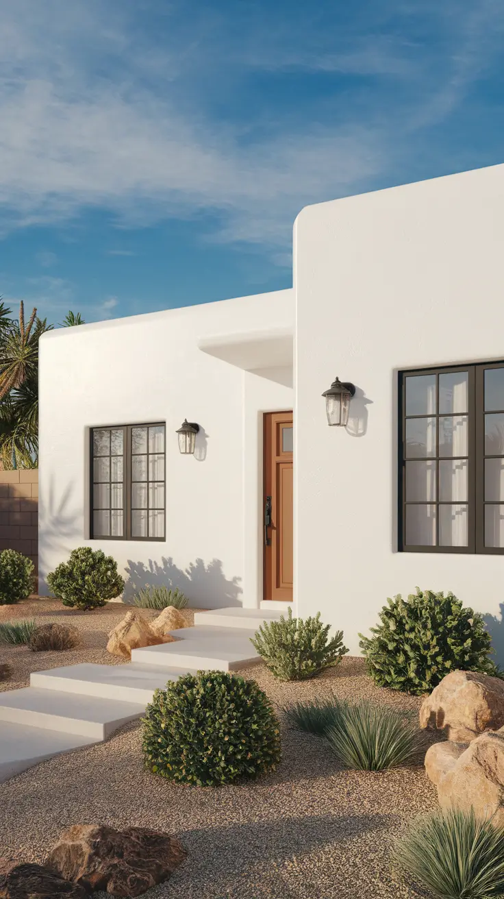 21 White Exterior House Ideas That Elevate Curb Appeal With Style and Contrast