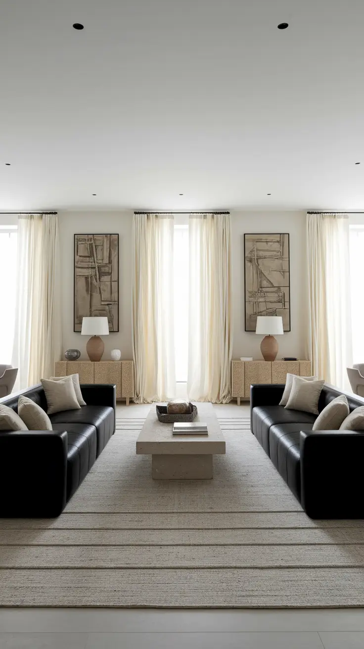 22 Black Sofa Ideas: Stylish & Cozy Decor Inspiration for Modern Living Rooms